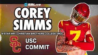 COREY SIMMS IS HEADING TO LA! | 4⭐️ WR CHOOSES USC OVER MIZZOU, PENN STATE 