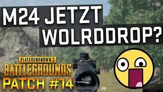 PUBG - M24 jetzt ÜBERALL FINDEN! Worlddrop - Update Patch 14 Patchnotes - German Deutsch