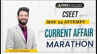 Free CSEET May 2024 | Current Affairs Marathon | CA Saumil Manglani