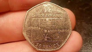 What's the RAREST OLYMPIC 50P COIN? 2011 Offside Explained 50p Coin VALUE + MINTAGE FIGURE