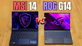 MID-RANGE vs PREMIUM Laptop - MSI Stealth 14 AI Studio vs Asus ROG Zephyrus G14 2024 Gaming Laptops