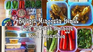 Belanja Mingguan Hemat 120rb Stok Sayuran Cara Menyimpan Sayuran di Kulkas | Food Preparation Indo