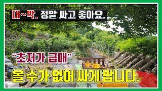 밀양 토지 매매- 매물1,154번("초저가 급매"  대~박, 정말 싸고 좋습니다.  자주 올 수가 없고 관리가 어려워 싸게 드립니다)