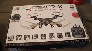 World Tech Elite Striker-X HD Camera Drone Review - Unboxing & Set Up