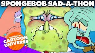 15 Minutes of SpongeBob's Saddest Moments  | Nickelodeon Cartoon Universe