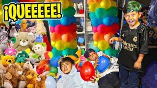 LLENÉ EL CUARTO DE MI HERMANO CON 10,000 GLOBOS!!