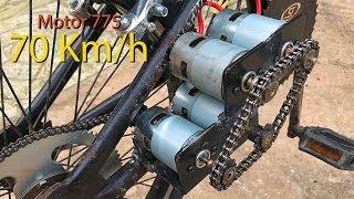 How to Make Electric Bike using 775 motor 4 70km/h