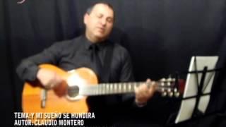 SESIONES ACUSTICAS PROGRAMA PLAY CLAUDIO MONTERO SOUNTRACK 3 MI SUEÑO SE HUNDIRA