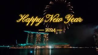 Singapore Fireworks Display for New Year 2024