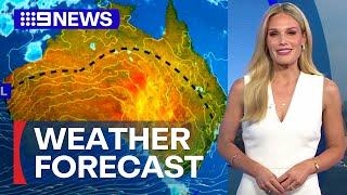 Australia Weather Update: Sydney mostly sunny with late showers | 9 News Australia