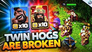 SUPER HOGS are CRAZY and SURPRISINGLY EASY: Must Use?! Clash of Clans TH17 Attack Strategy