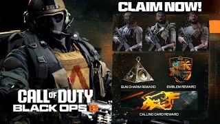 CLAIM THESE FREE BLACK OPS 6 REWARDS ASAP! (Limited Time Free Operators, Charms, Calling Cards &..)