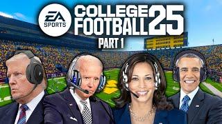 US Presidents Play College Football 25