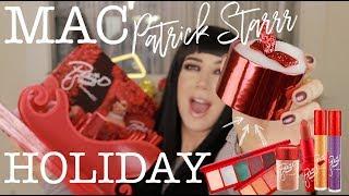 PatrickStarrr MAC HOLIDAY COLLECTION SLAY RIDE | LOOKS SWATCHES + REVIEW