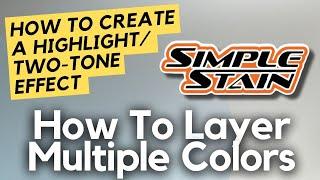 How To: Highlight & Layer Multiple Colors | Staining Concrete