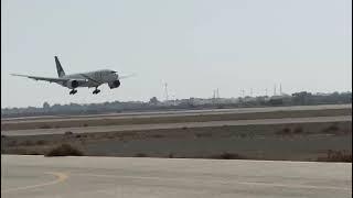 PIA LAND FUJAIRAH AIRPORT FIRST FLIGHT