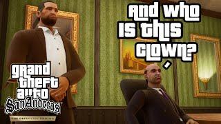 CJ Meets Salvatore Leone Crime Boss from GTA 3 | GTA San Andreas Definitive Edition