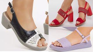 2022 LATEST DIFFERENT TRENDY OFFICE WEAR SANDALS LATEST VERY COMFORTABLE FOOTWEAR DESIGNS FOR WOMEN