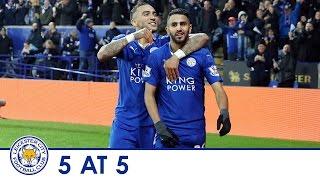 5 at 5 | Five best goals from Riyad Mahrez 2015/16