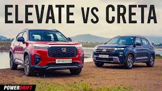 Hyundai Creta vs Honda Elevate - Which One For You? | PowerDrift