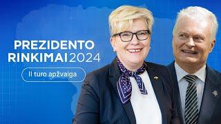 Prezidento rinkimai 2024. Nausėdos ir Šimonytės spaudos konferencijos