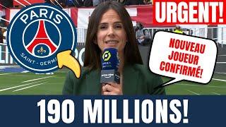 DERNIÈRES NOUVELLES! ANNONCE SURPRISE! LE PSG CONFIRME UN COMMERCE MAJEUR! PSG ACTUALITÉ