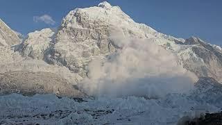 Everest 2023 - Avalanche at Base Camp