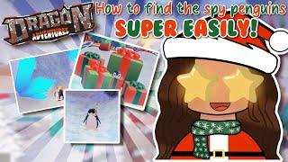 HOW TO FIND THE SPY PENGUINS EASILY! (Dragon Adventures, Roblox!)