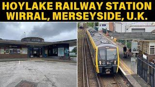 Hoylake Railway Station 2024, Wirral, Merseyside, U.K. | Train Arrival at Hoylake Railway Station