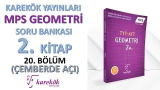 ÇEMBERDE AÇI 15.16.17.18. KÖŞETAŞLARI MPS 2 TYT-AYT GEOMETRİ SORU BANKASI -KAREKÖK  YAY. - 20. BÖLÜM