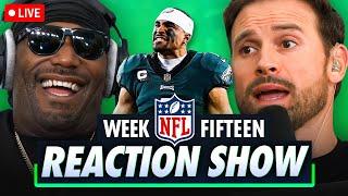 Bills Defeat Lions, Eagles Win Battle Vs Steelers & NFL Playoff Outlook | NFL WK 15 Reactions