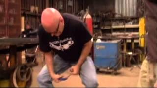 Strongest man on earth - bending a hammer, Rate My Science