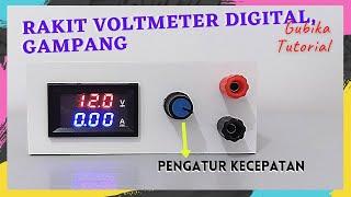 Cara merakit VOLTMETER Digital ternyata gampang, lebih AKURAT dan bisa diatur KECEPATANNYA