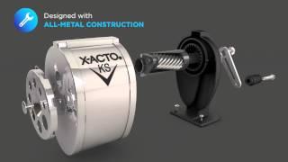 X-ACTO® KS™ Manual Classroom Pencil Sharpener (1031)