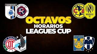 HORARIOS, CANALES Y FECHAS DONDE VER LA 8VOS DE FINAL | LEAGUES CUP