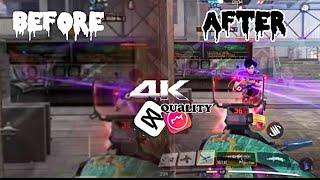 4K Quality|Codm|Tutorial|On capcut|Mcraynier yt