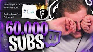 PLATZ #1 MOST SUBBED TWITCH CHANNEL?! | Deutscher SUB REKORD GEBROCHEN?! | DANKE für ALLES! ️