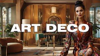 Art Deco Interior Design, The Bold and Luxurious Aesthetic that gained Prominence [4K]