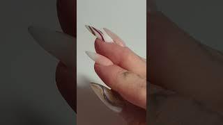 Herbst Nails Short #gelnails #autumnails #mandel #jezzit #jezzitprodukte #makeup #nudeshinygold