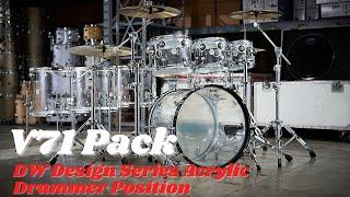 Roland V71 Expansion Pack Demo | DW Design Series Acrylic: Drummer Position