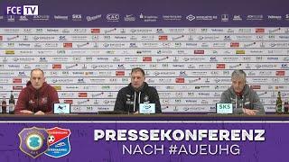 Die Pressekonferenz nach dem Heimspiel gegen Unterhaching