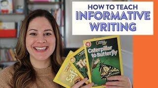 How To Teach Informative Writing in First Grade | Tips for Creating an All About Book