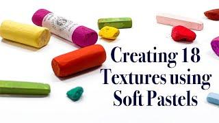 Creating Texture Using Soft Pastels || Great Demo for beginners learning how to use Soft Pastels