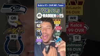 Build a 97+ Overall Team in Madden 25  #nfl #shorts