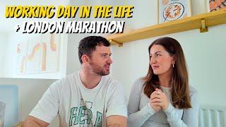 REALISTIC WORKING DAY IN THE LIFE & London Marathon | Vlog