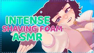 [ASMR] Catgirl Gives CRISP & INTENSE Shaving Foam Sounds 