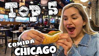 TOP 5 Comidas de CHICAGO que tienes que PROBAR | foddie vlog