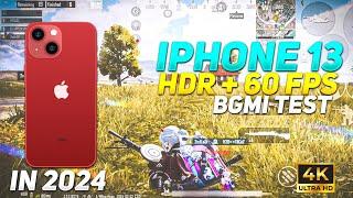 IPHONE 13 PUBG BGMI TEST WITH HDR EXTREME [4K]  IPHONE 13 DETAILED GAMING REVIEW IN 2024