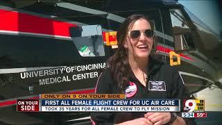 First Female Helicopter pilot & All Female Crew at UC Health Air Care