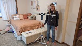 A Fold-up Drying Rack: Jauree Tripod Clothes Drying Rack